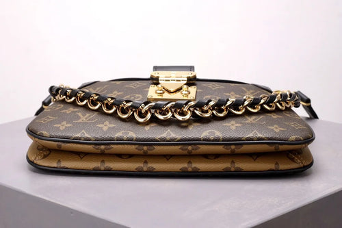 Accordion-Shaped Style Twin Handbags