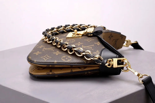 Accordion-Shaped Style Twin Handbags