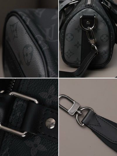 Black Monogram Men’s Bag
