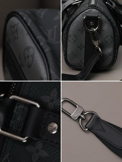 Black Monogram Men’s Bag