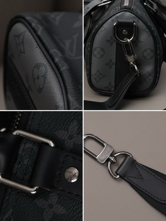 Black Monogram Men’s Bag