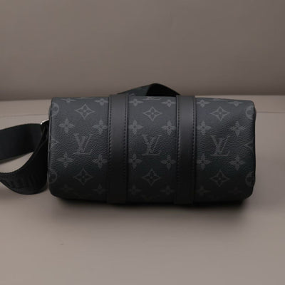 Black Monogram Men’s Bag