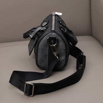 Black Monogram Men’s Bag