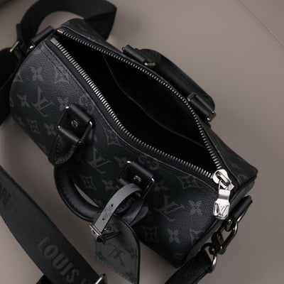 Black Monogram Men’s Bag