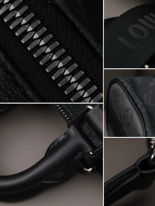 Black Monogram Men’s Bag