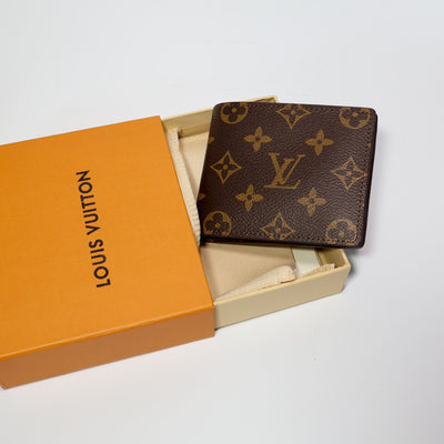 LV Monogram Bifold Wallet Brown