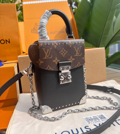 Brown Monogram Camera Box Bag