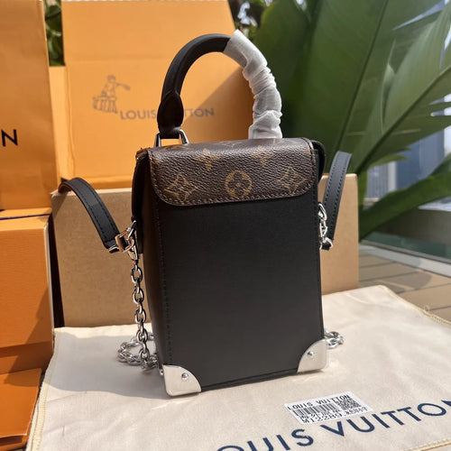 Brown Monogram Camera Box Bag