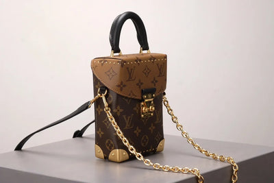 Brown Monogram Camera Box Bag