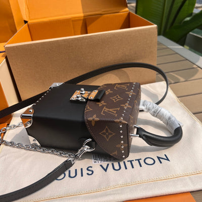 Brown Monogram Camera Box Bag