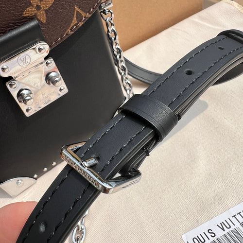 Brown Monogram Camera Box Bag