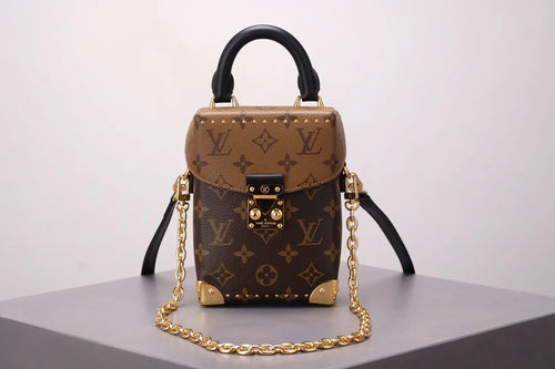 Brown Monogram Camera Box Bag