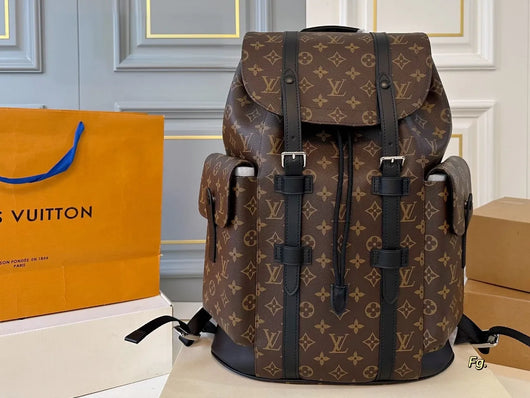 Brown Monogram LV Backpack
