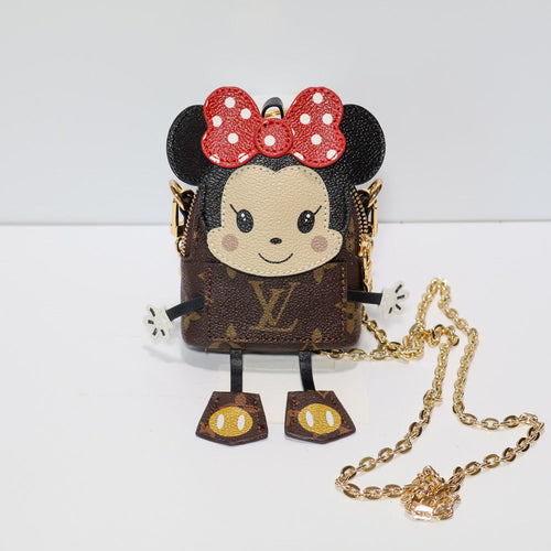 Cute Cartoon LV Girl AirPods Case Mini Bag