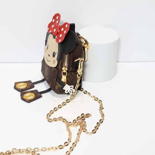 Cute Cartoon LV Girl AirPods Case Mini Bag