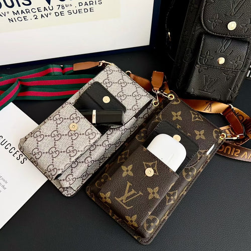 Designer Crossbody Universal Phone / AirPods Pouch