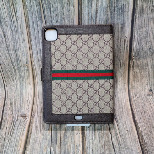 Folding GG iPad Case Cover with Kickstand Function