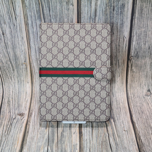 Folding GG iPad Case Cover with Kickstand Function