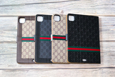 Folding GG iPad Case Cover with Kickstand Function