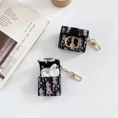 DR AirPod Case for 2-3-Pro Gen Fabric Leather