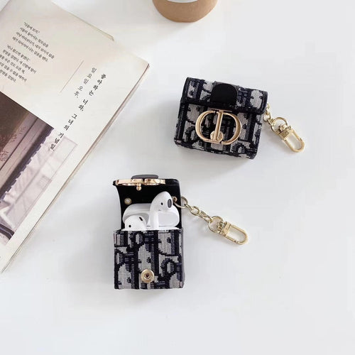 DR AirPod Case for 2-3-Pro Gen Fabric Leather