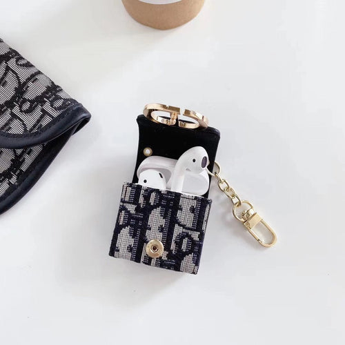 DR AirPod Case for 2-3-Pro Gen Fabric Leather