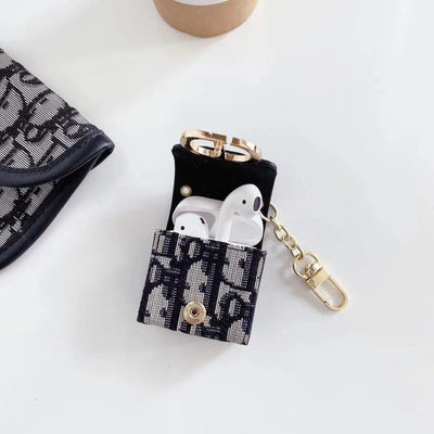 DR AirPod Case for 2-3-Pro Gen Fabric Leather