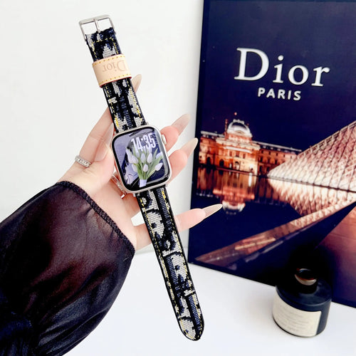 Fabric Dior Apple Watch Band