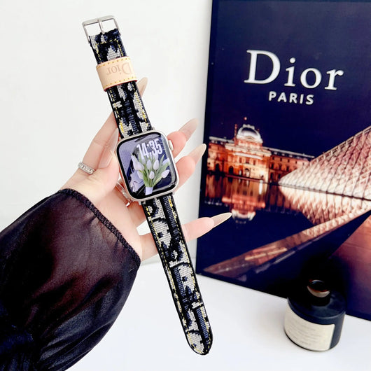 Fabric Dior Apple Watch Band