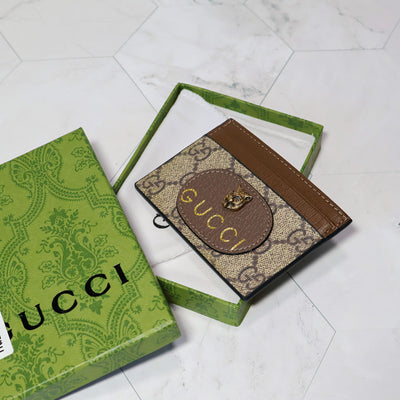 GG Card Case Holder Tiger Face