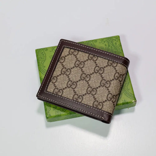 Diamond Canvas Bi Fold Wallet