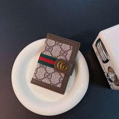 LV Card Holder Wallet Button Closure