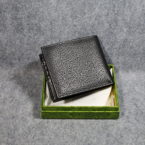 Men’s Classic Black Leather GG Wallet