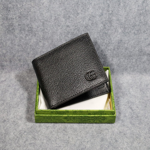 Men’s Classic Black Leather GG Wallet