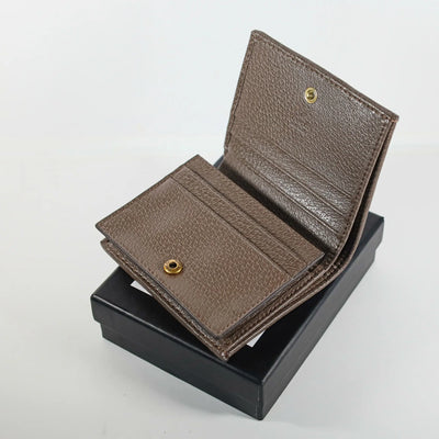 Fashion Textured Leather Printed Coated Canvas Wallet