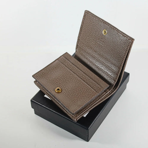 Fashion Textured Leather Printed Coated Canvas Wallet