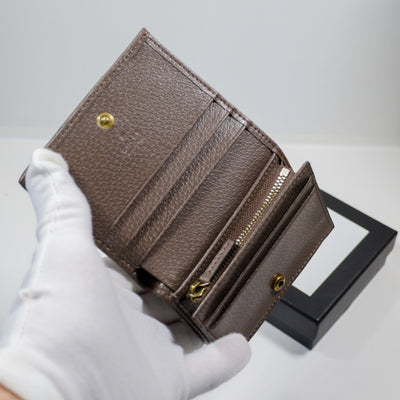 Fashion Textured Leather Printed Coated Canvas Wallet