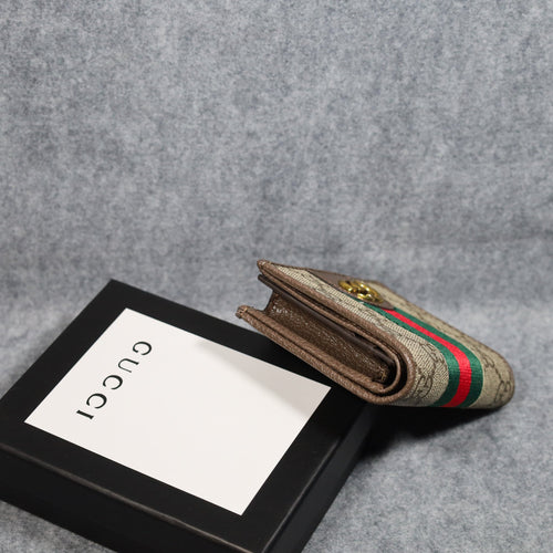 Fashion Textured Leather Printed Coated Canvas Wallet