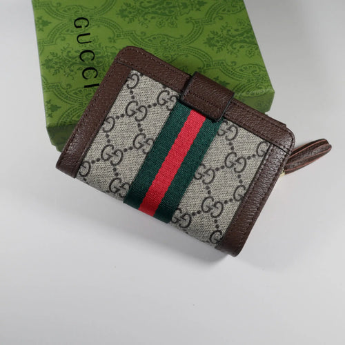 Tri Fold Wallet Diamante Canvas Card Holder