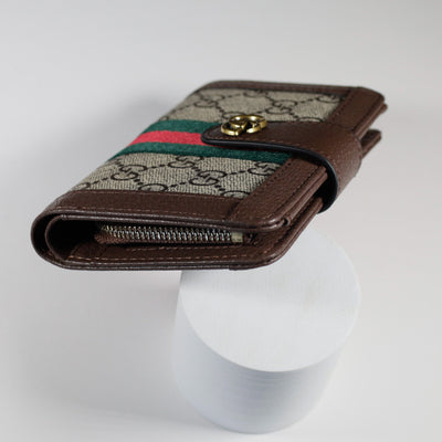 Tri Fold Wallet Diamante Canvas Card Holder