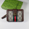 Tri Fold Wallet Diamante Canvas Card Holder