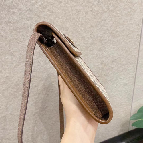 GG Crossbody Purse Leather Belt Case Holster