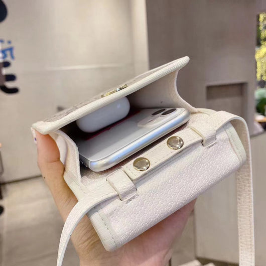 GG Crossbody Purse Leather Belt Case Holster