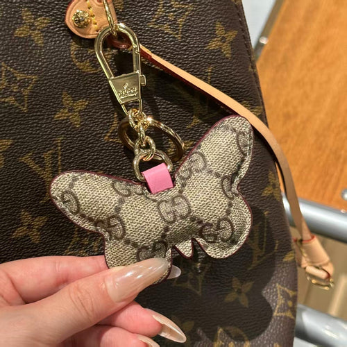 GG Butterfly Keychain Bag Charm