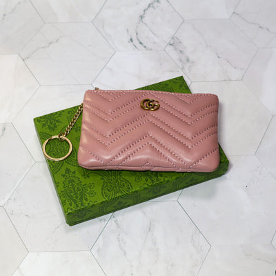 GG Marmont Zippered Mini Wallet Card Holder