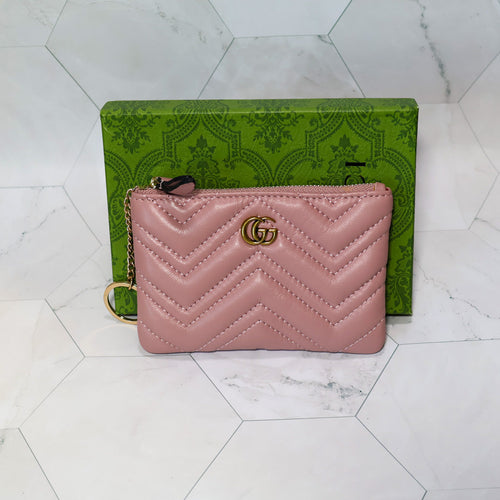 GG Marmont Zippered Mini Wallet Card Holder