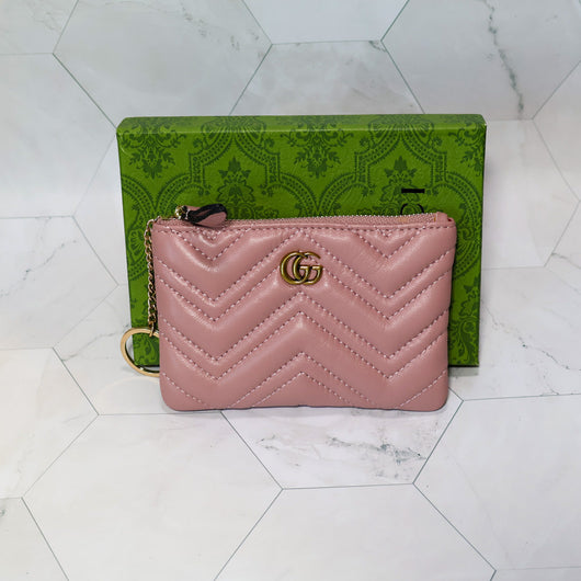 GG Marmont Zippered Mini Wallet Card Holder