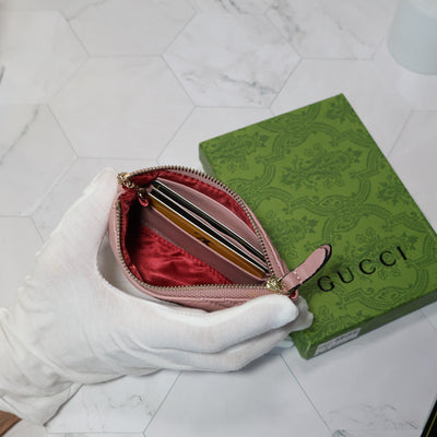 GG Marmont Zippered Mini Wallet Card Holder