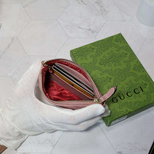 GG Marmont Zippered Mini Wallet Card Holder