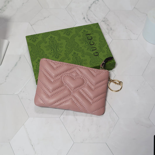 GG Marmont Zippered Mini Wallet Card Holder
